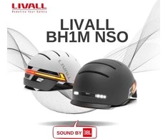 Livall Kask Miejski Livall BH51M NSO Sound by JBL Bluetooth LED L (BH51NSO-L-GRY) ausinės