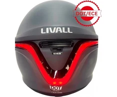 „Livall“ motociklo šalmas „Livall MC1 Bluetooth“ domofonas su LED SOS funkcija (MC1-L-GRY)
