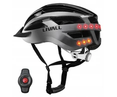 Livall MTB Bluetooth 54-58cm LED/SOS/Intercom pilka