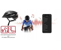 Livall MTB dviračio šalmas su „Bluetooth“ ir „58-62cm“ LED/SOS/interkomu, juodas