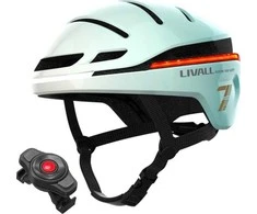 Livall Plento šalmas 58-62cm LED žibintai kritimo jutiklis SOS mėtinis