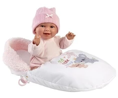 Llorens Lėlė śmiejąca się Chloe w śpiworku 38cm