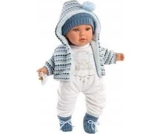 Llorens Llorens 14205 42 cm Enzo lėlė minkštu pilvuku