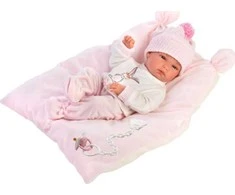 Llorens Llorens 17412 Kūdikių lėlė Mimi 42 cm su lopšiu