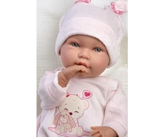 Llorens Llorens 74144 Abril lėlė miegmaišyje, 42 cm