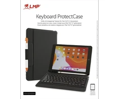 LMP klaviatūros apsauginis dėklas, skirtas iPad 10,2" (2019/2020/2021), 7/8/9th Gen, stovas, did. priekinis atvartas, miego ir pažadinimo, pieštukas / kreidelė /, Bluetooth, CH išdėstymas, juodas