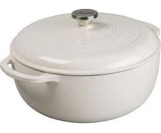 Lodge Emaliuotas ketaus puodas 7 l Oyster / Lodge