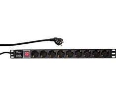 LOGILINK PDU9C02 LOGILINK- 19 maitinimo paskirstymo blokas su 9 lizdais (DIN49440)