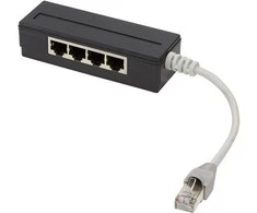 LOGILINK MP0032 LOGILINK- 5 prievadų RJ45 skirstytuvas, ekranuotas, su 15 cm laidu