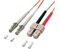 LogiLink LogiLink 5m, 50/125, LC - SC, Om3 kabelis InfiniBand / šviesolaidinis Oranžinė