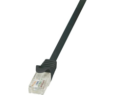 LOGILINK CP1083U LOGILINK - Patchcord CAT 5e UTP 7,5m juoda