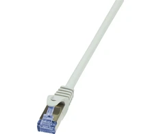 LOGILINK CQ4112S LOGILINK - Cat.6A Patch kabelis pagamintas iš Cat.7 neapdoroto kabelio, pilkas, 20m