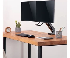 LOGILINK BP0102 Dual Monitorius 17–27 colių plieno laikiklis, taupantis erdvę