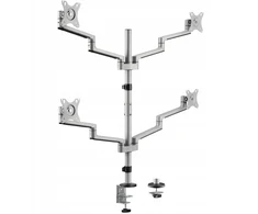 Laikiklis LogiLink Monitoriaus užsegimas Quad 17-32 Aluminum