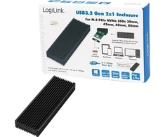LogiLink Geh. (M.2 PCIe NVMe) USB 3.2 Bl