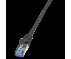 LOGILINK CQ3123S LOGILINK - Patchcord Cat.6A 10G S/FTP PIMF PrimeLine 30m juodas