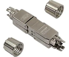 LogiLink LogiLink MP0057, Cat.6A, Cat.7, Cat.7A, metalinis, tiesus, metalas, nikelis, cinkas, 22/24, nikelis