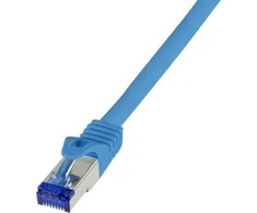 LogiLink Logilink Patchkabel Ultraflex, Cat.6A, S / FTP, Blau, 10 m