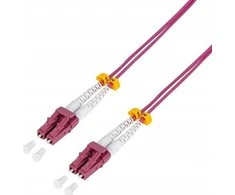 LogiLink šviesolaidis OM4 LC/UPC - LC/UPC 10.0m violetinė