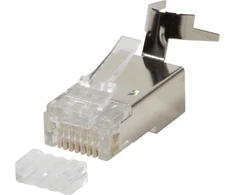 LogiLink modulinis kištukas RJ45 skirtas Cat7,Cat.6A, Cat.6 kabeliams (mp0033, 50 vnt.)