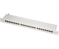 LogiLink Lankstinukas 19 "1U 24x RJ- 45 Cat.6A Pilka (NP0060)