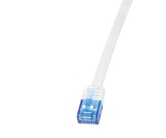 2direct LogiLink Flat Patch cord U / UTP cat.6, baltas 2m (CF2051U)