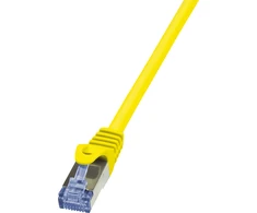 LOGILINK CQ3047S LOGILINK -Komutacinis kabelis Cat.6A 10G S/FTP PIMF PrimeLine geltonas 1,5m