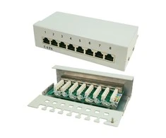 LOGILINK NP0016A LOGILINK – Patch Panel Desktop CAT6 8 prievadų ekranuotas