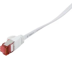 „LogiLink CF2111S Slim Line Cat. 6 pataisų kabelis RJ45 kištukas iki RJ45 kištukas CAT 6 U/FTP 20,00 m baltas