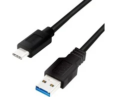 LOGILINK CU0169 LOGILINK - USB 3.2 Gen1x1 laidas, USB-A kištukas iki USB-C kištukas, juodas, 1,5 m