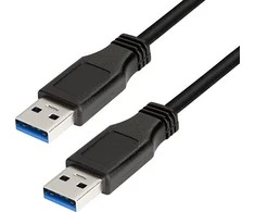LOGILINK CU0040 USB 3.0 tipo A tipo kabelis, skirtas A tipo dl. 3 m