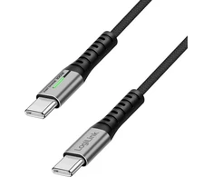 LogiLink USB-C 20 Gb/s, 100 W 0,3 m pintas juodas