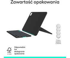 Logitech Flip Folio for iPad Pro &amp; Air 11" Grafitowy