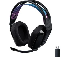 Logitech G535 Lightspeed belaidės ausinės žaidimams, Juodos spalvos