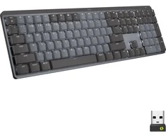 Belaidė klaviatūra Logitech MX MECHANICAL, išdėstymas: US tarptautinis (Qwerty), "Clicky", pilkos spalvos