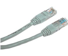 Logotipas Patchcord, UTP, Cat.5e, RJ45 M/15m, nieekranowany