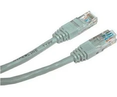LAN UTP patchcord kabelis, Cat.5e, RJ45 M - RJ45 M, 3 m, neekranuotas, rutulinis, Logo LOGO krepšys