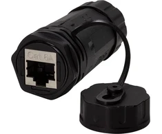 LOGON LOGON NETWORKING TWPGLAND84 lyties keitiklis / RJ-45 kabeliai Juodas