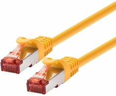 LOGON TCF66F050Y kabelis sieciowy Geltonas 5 m Cat6a F/UTP (FTP)