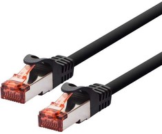 LOGON TCF66F150BL kabelis sieciowy Juodas 15 m Cat6a F/UTP (FTP)