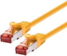 LOGON TCF66F200Y kabelis sieciowy Geltonas 20 m Cat6a F/UTP (FTP)
