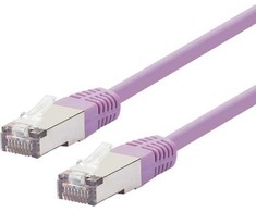 LOGON TCR55SS003V kabelis sieciowy Violetinis 0,3 m Cat5e SF/UTP (S-FTP)