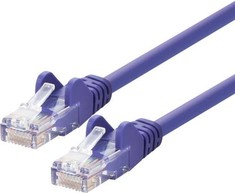 LOGON LOGON TCU55U050P Violetinis tinklo kabelis 5 m Cat5e U/UTP (UTP)