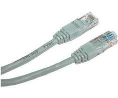 LAN UTP kryžminis jungiamasis laidas, Cat.5e, RJ45 M - RJ45 M, 10 m, neekranuotas, kryžminis, rutulinis, skirtas 2 kompiuterių sujungimui. Logotipas bliste