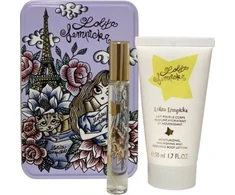 Set Lolita Lempicka: Žalias Lover Eau De Parfum For Women 7.5 ml *Miniature + Žalias Lover Hydrating Daily Losjonas kūnui, 50 ml