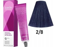 Londa Professional Londacolor Permanent Hair Dye 2/8 Dark Mėlyna, 60 ml
