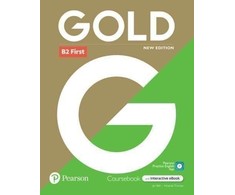 KNYGA Bookshop Gold 6e B2 First Student's Book with Interactive eBook, Digital Resources and App