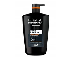 L'Oreal „Men Expert Pure Carbon Total Clean“ 5 viename dušo želė, 1000 ml