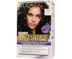 L'Oreal Paris Excellence Cool Creme 3.11 Ultra Ash Dark Brown (3.11 itin pelenų tamsiai ruda)