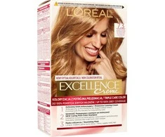 „L'Oreal Paris Excellence Creme 7.3 Golden Skirtas šviesiems plaukams“.